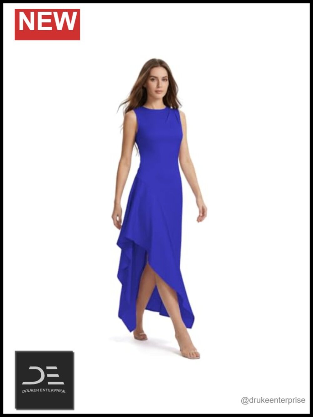 Satin Maxi Dress High Split Formal Wedding Guest A Line Long